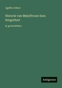 Historie van Mejuffrouw Sara Burgerhart