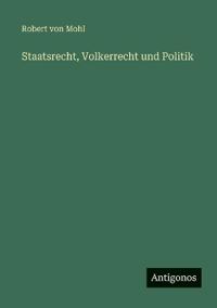 Bokomslag for "Staatsrecht, Volkerrecht und Politik"