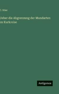 Ueber die Abgrenzung der Mundarten im Kurkreise