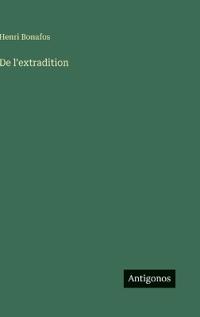De l'extradition