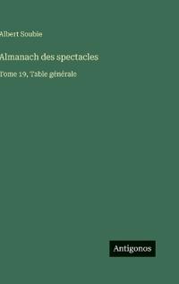 Almanach des spectacles