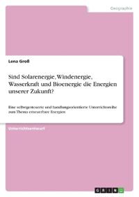 Sind Solarenergie, Windenergie, Wasserkraft und Bioenergie die Energien unserer Zukunft?