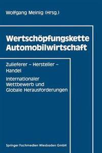 Wertschöpfungskette Automobilwirtschaft