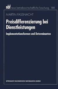 Preisdifferenzierung bei Dienstleistungen
