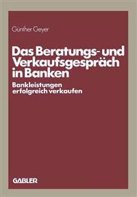 Kirjan kansi "Das Beratungs- und Verkaufsgespräch in Banken"