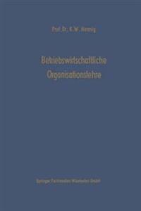 Betriebswirtschaftliche Organisationslehre