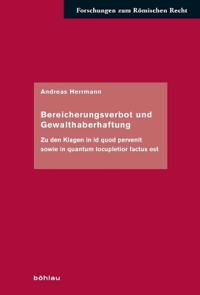 Bereicherungsverbot Und Gewalthaberhaftung