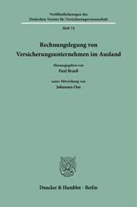 Rechnungslegung Von Versicherungsunternehmen Im Ausland