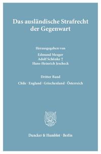 Das ausländische Strafrecht der Gegenwart.