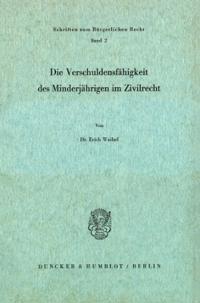 Die Verschuldungsfahigkeit Des Minderjahrigen Im Zivilrecht