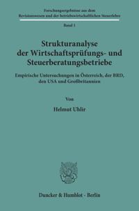 Strukturanalyse der Wirtschaftsprüfungs- und Steuerberatungsbetriebe.