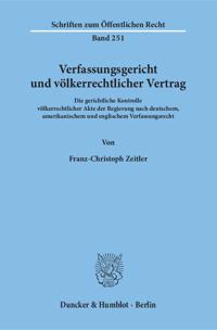 Verfassungsgericht und völkerrechtlicher Vertrag.