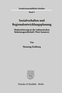 Sozialverhalten und Regionalentwicklungsplanung.