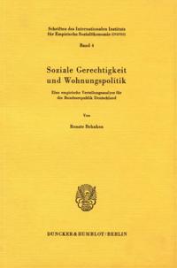 Soziale Gerechtigkeit und Wohnungspolitik.