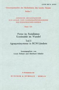Preise im Sozialismus - Kontinuität im Wandel.