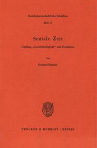 Soziale Zeit.