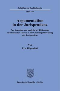 Argumentation in der Jurisprudenz.