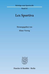Lex Sportiva.