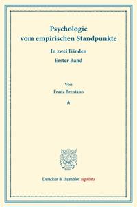Psychologie vom empirischen Standpunkte.