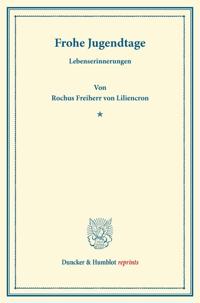 Frohe Jugendtage: Lebenserinnerungen. Kindern Und Enkeln Erzahlt