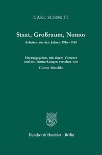 Staat, Großraum, Nomos.