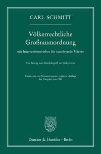 Völkerrechtliche Großraumordnung
