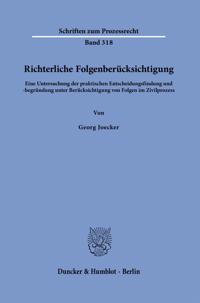 Richterliche Folgenberücksichtigung