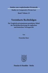 Vereinbarte Rechtsfolgen