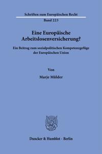 Eine Europäische Arbeitslosenversicherung?