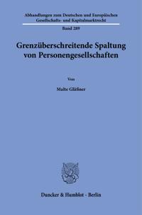 Grenzüberschreitende Spaltung von Personengesellschaften
