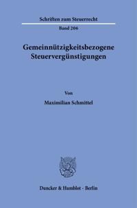 Gemeinnützigkeitsbezogene Steuervergünstigungen