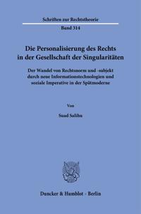 Die Personalisierung des Rechts in der Gesellschaft der Singularitäten