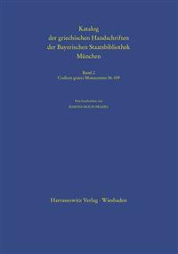 Katalog Der Griechischen Handschriften Der Bayerischen Staatsbibliothek Munchen