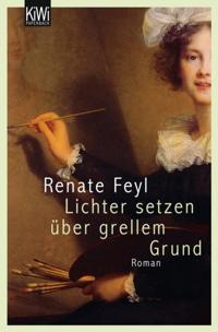 Lichter setzen über grellem Grund