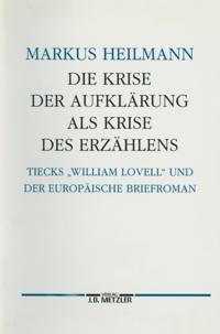 Die Krise der Aufklärung als Krise des Erzählens