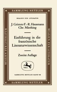 Einführung in die französische Literaturwissenschaft