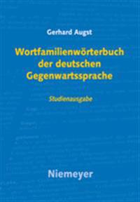 Wortfamilienwoerterbuch Der Deutschen Gegenwartssprache