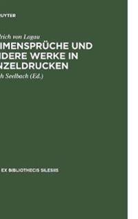 Reimenspruche Und Andere Werke in Einzeldrucken