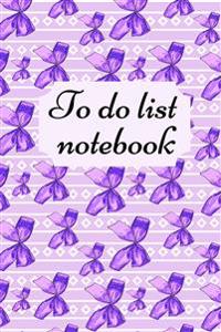 Bokomslag för "To do list Notebook: Daily Checklist Productivity Journal, Action Planner, 6x9 inch"