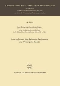 Untersuchungen über Reinigung, Bestimmung und Wirkung der Relaxin