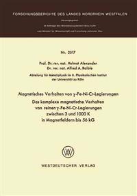 Magnetisches Verhalten von ?-Fe-Ni-Cr-Legierungen