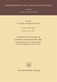 Vorbericht über die Ergebnisse der Kölner Domgrabung 1946 – 1983