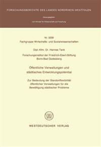 Öffentliche Verwaltungen und städtisches Entwicklungspotential