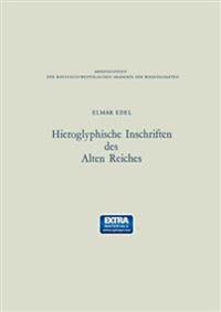 Hieroglyphische Inschriften des Alten Reiches
