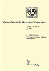 Das Verhältnis von Partei und Staat im Sowjetsystem