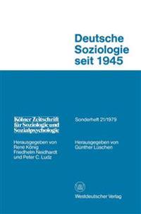 Deutsche Soziologie Seit 1945