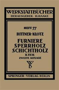 Furniere — Sperrholz Schichtholz