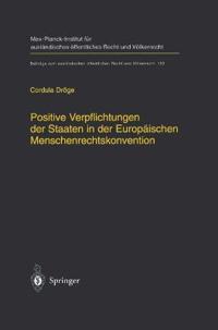 Positive Verpflichtungen der Staaten in der Europäischen Menschenrechtskonvention