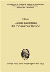Geistige Grundlagen der chirurgischen Therapie