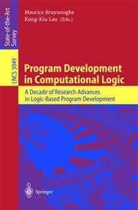 Program Development in Computational Logic